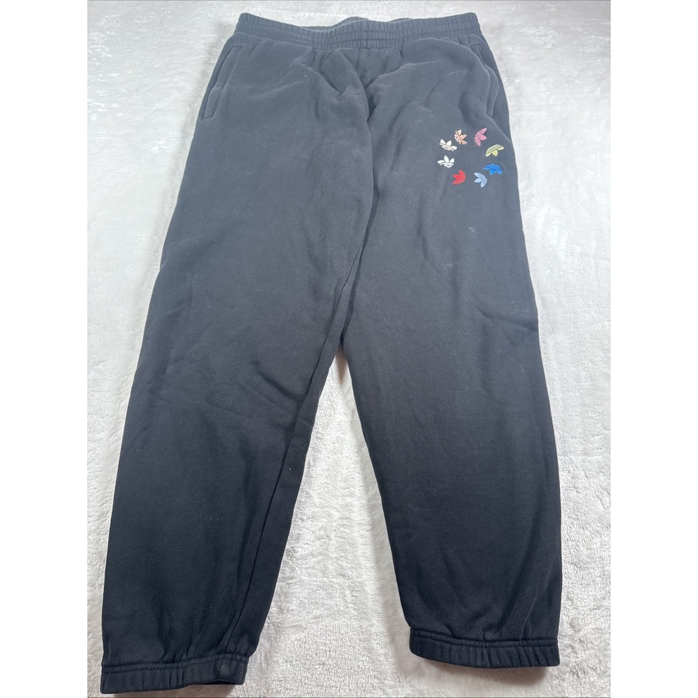 Men's Adidas Shattered Trefoil Joggers Black Men's Size XL